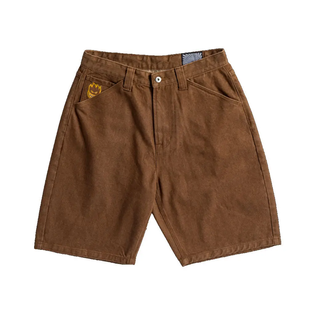 Spitfire Bighead Denim Short - Brown 1