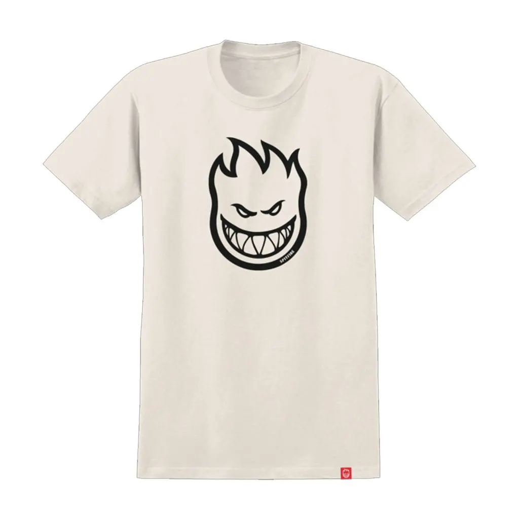 Spitfire Bighead S/S Tee - Cream/Black 1