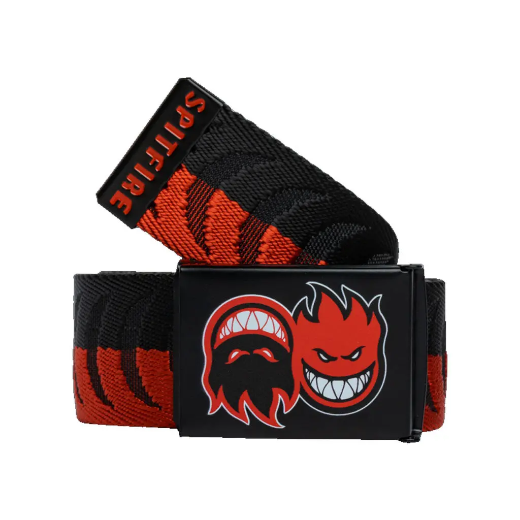 Spitfire Eternal Cres Jacquard Belt - Black/Red 1