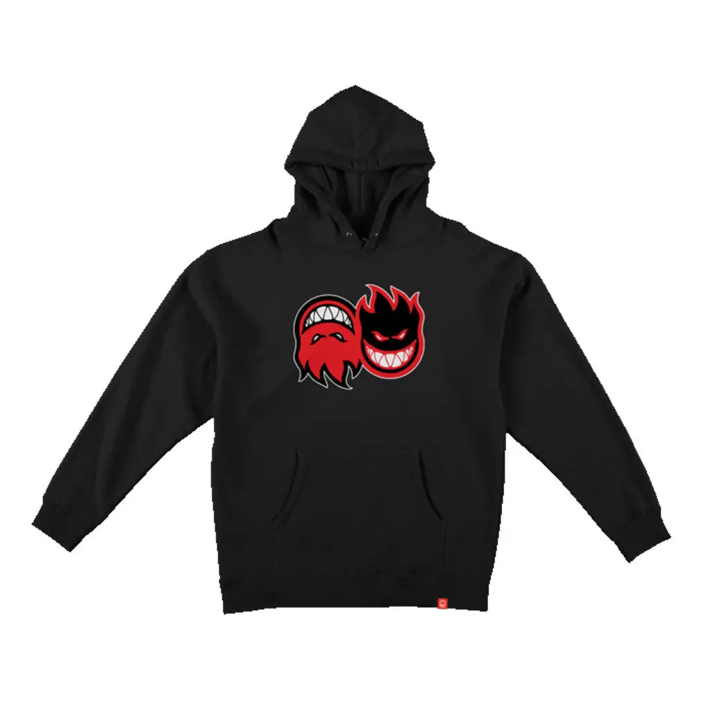 Spitfire Eternal Fill Hoodie - Black/Red/White 1