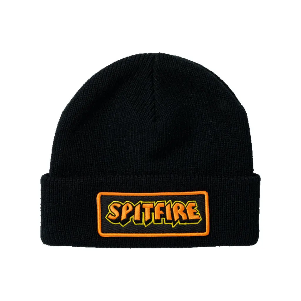 Spitfire Hellfire Cuff Beanie - Black 1