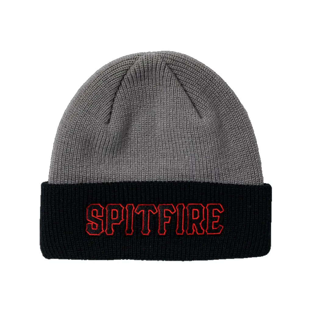 Spitfire Spitball Cuff Beanie - Charcoal 1