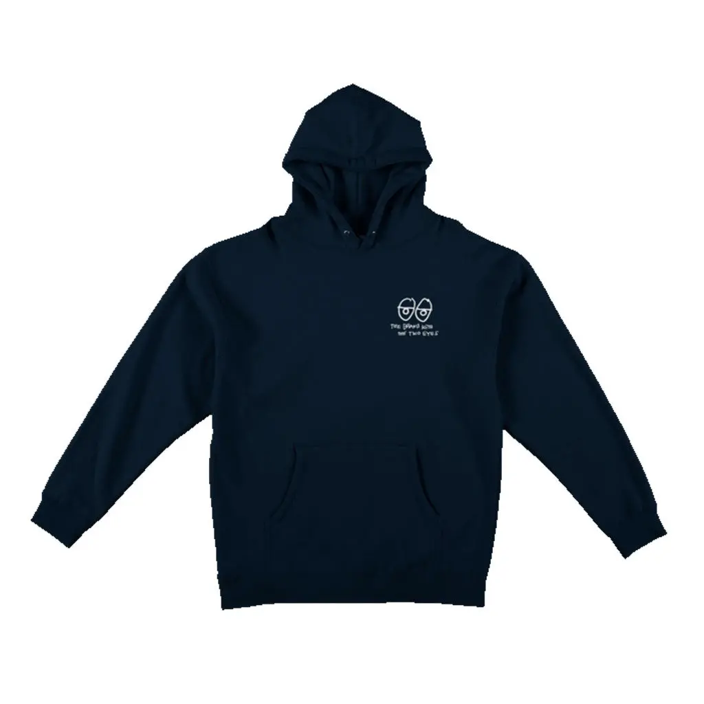 Krooked Two Eyes Emb Hoodie - Navy 1
