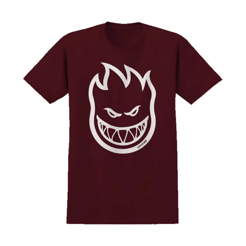 Spitfire Youth Bighead S/S Tee - Maroon/White 1