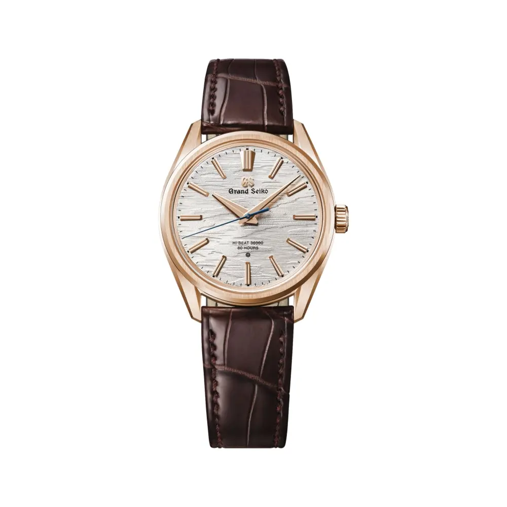 Slgw002 Evolution Limited Edition 9 Hi-Beat 36000 18K Rose Gold 38.6Mm - Silver On Leather Strap 1