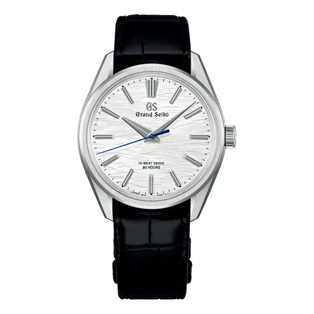 Slgw003 Evolution 9 Hi-Beat 36000 38.6Mm - Silver On Leather Strap 1