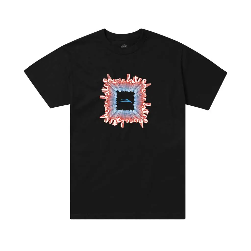 Lakai X Chocolate Vortex Tee - Black 1