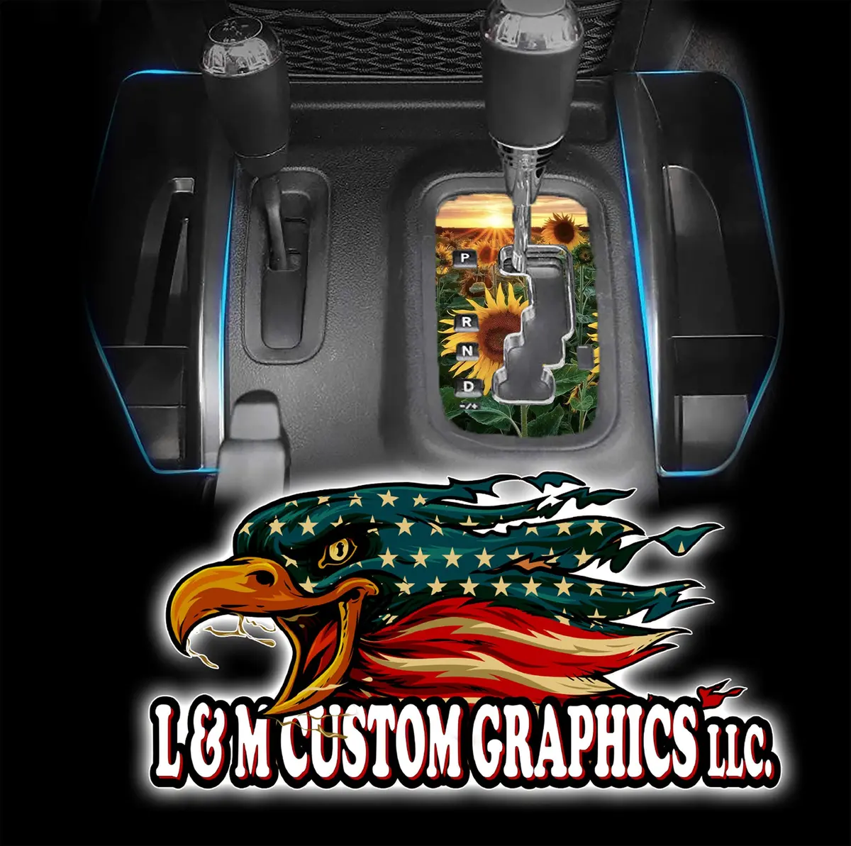 Sunflowers Jk Shifter Decal 1