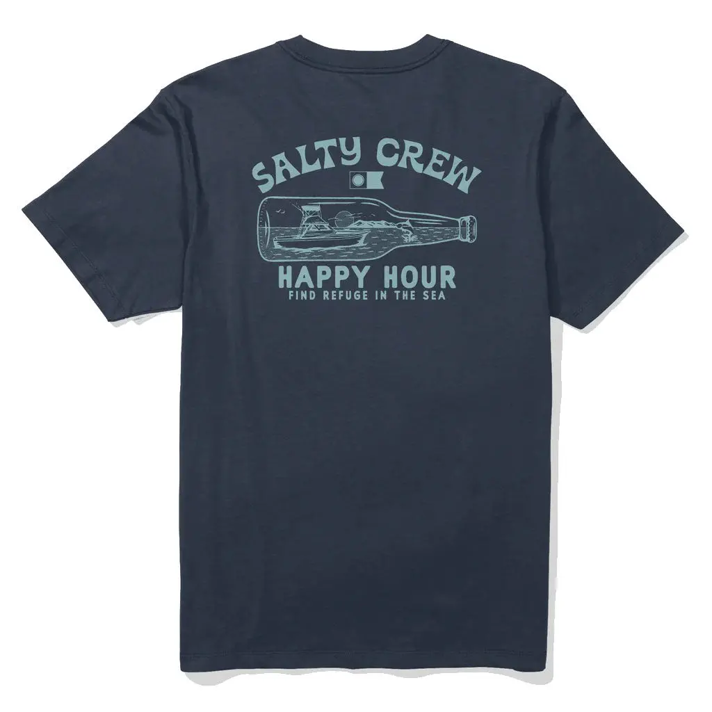 Salty Crew Bottle Rocket S/S Tee - Navy 1