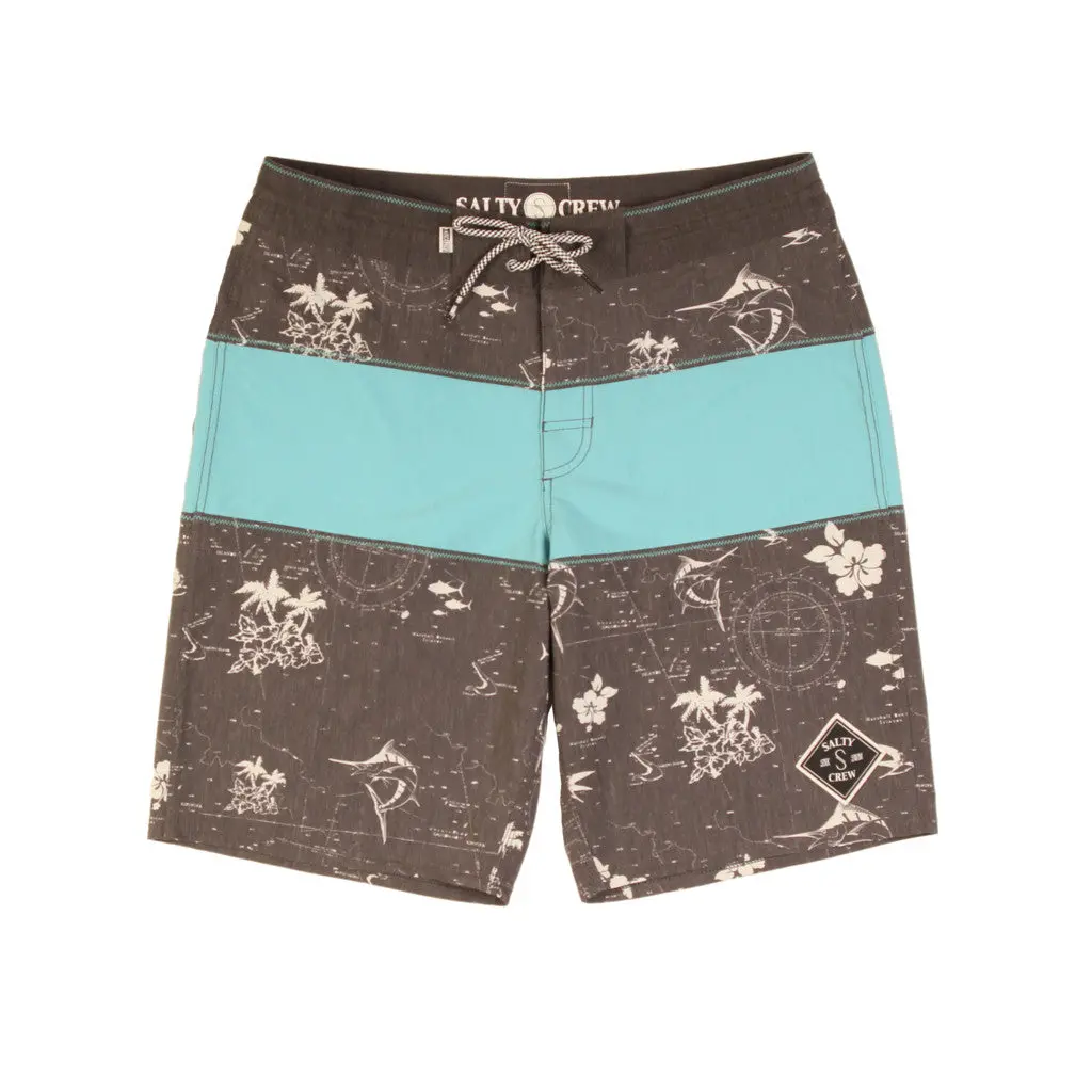 Salty Crew Chart Plotter Short - Black 1