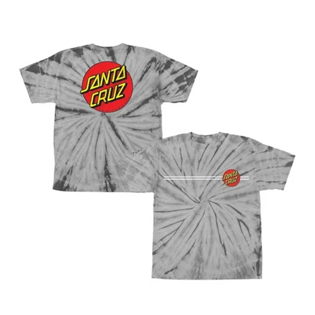 Santa Cruz Youth Classic Dot S/S T-Shirt - Spider Silver 1