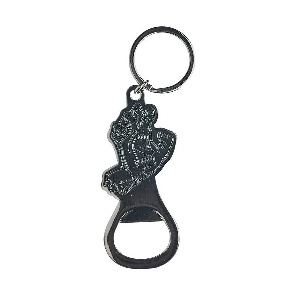 Santa Cruz Screaming Hand Bottle Opener - Stainless 1