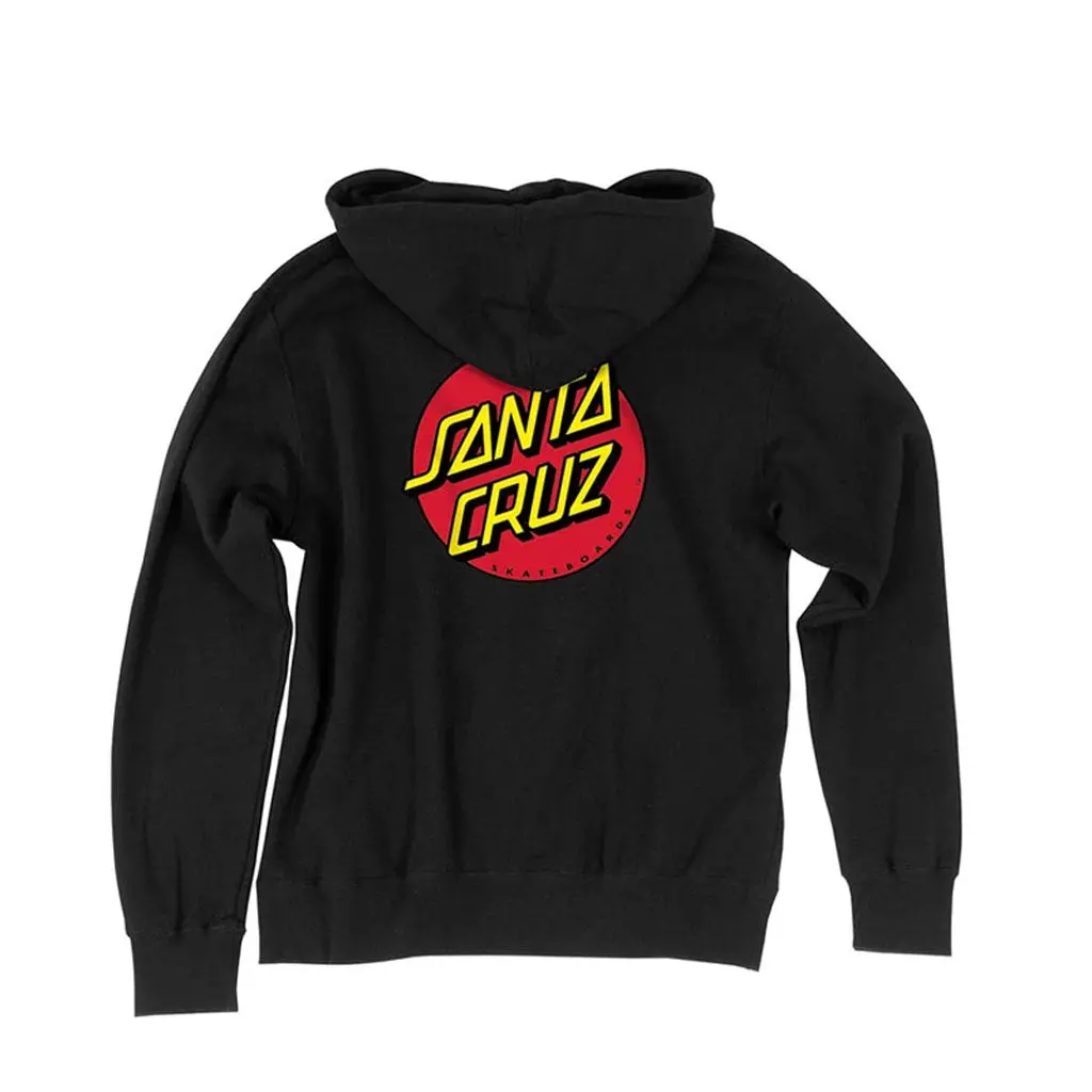 Santa Cruz Women's Classic Dot Zip Hoodie - Black 1
