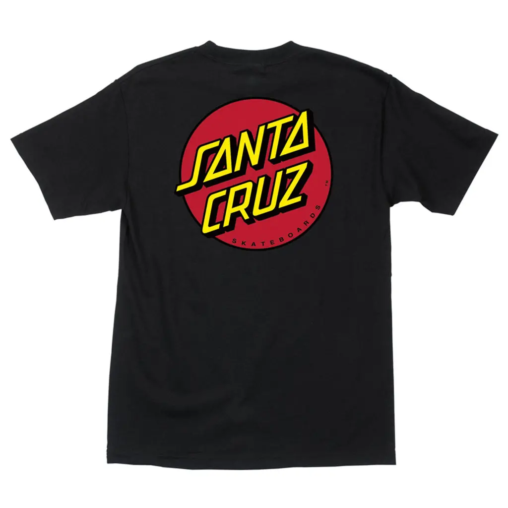 Santa Cruz Classic Dot T-Shirt - Black 1