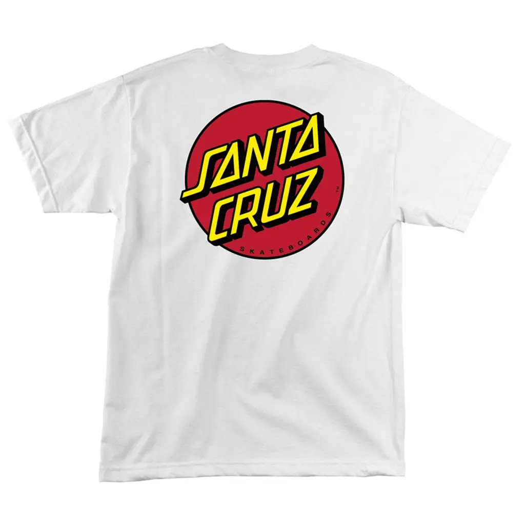 Santa Cruz Classic Dot T-Shirt - White 1