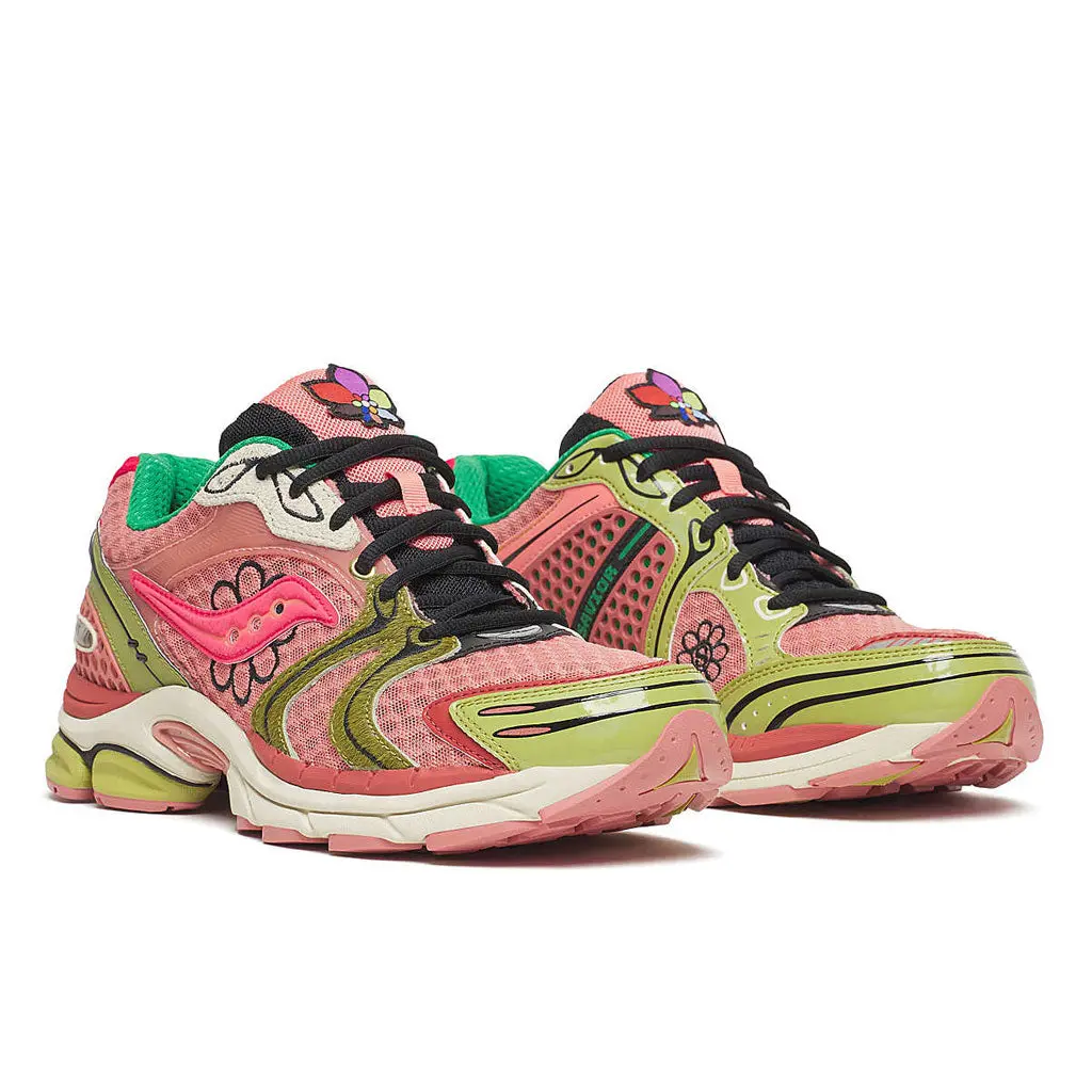 Saucony X Jae Tips Progrid Triumph 4 - Peach/Leaf 1