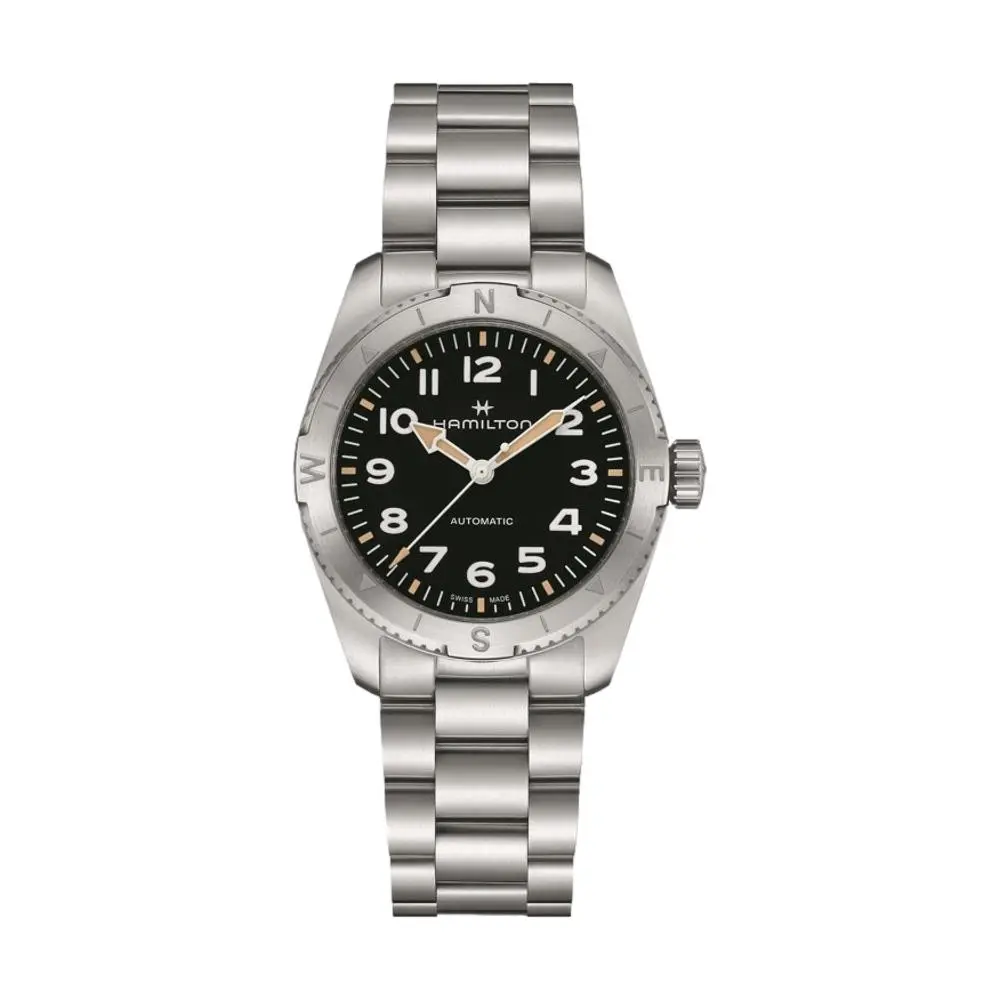 Khaki Field Expedition 37Mm - Black On Bracelet 1