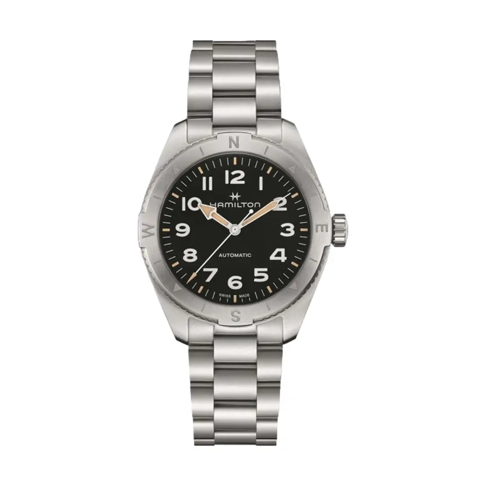 Khaki Field Expedition 41Mm - Black On Bracelet 1