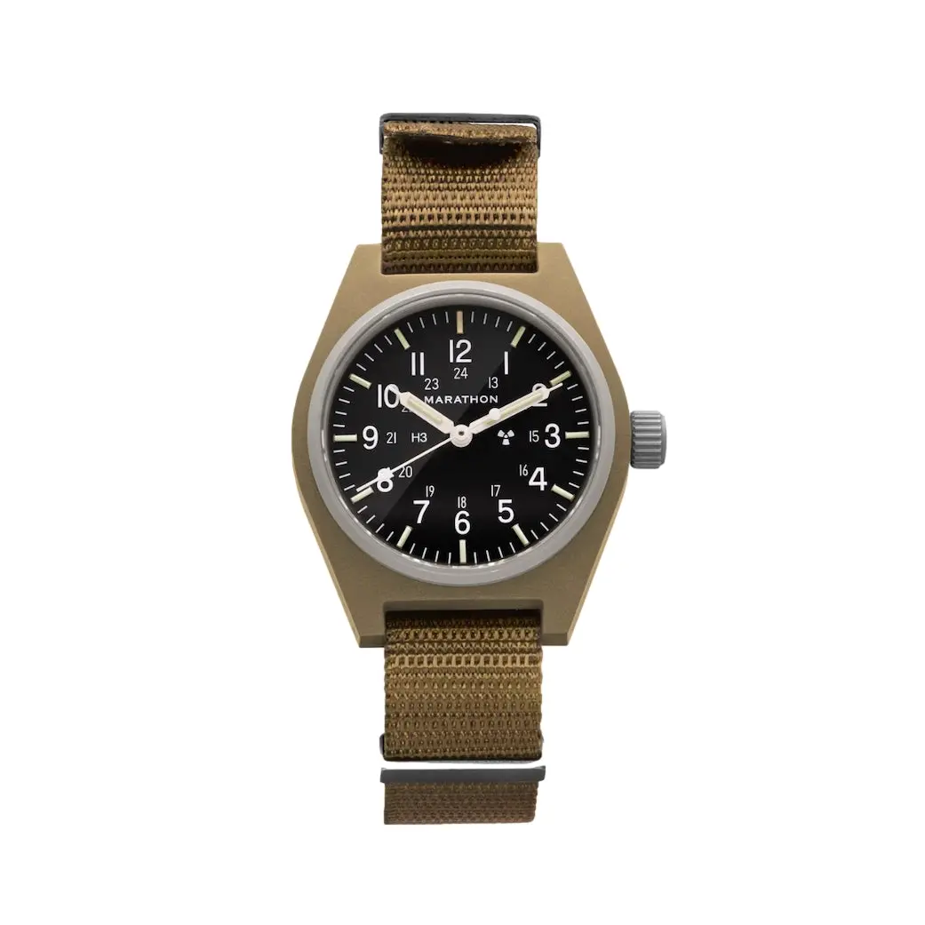 Gpm Type Ii Field Desert Tan 34Mm - Black On Nylon Strap 1