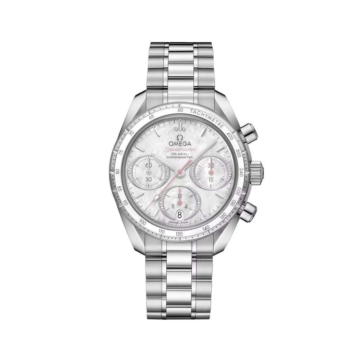 Speedmaster 38Mm - White Mother-Of-Pearl On Bracelet 1