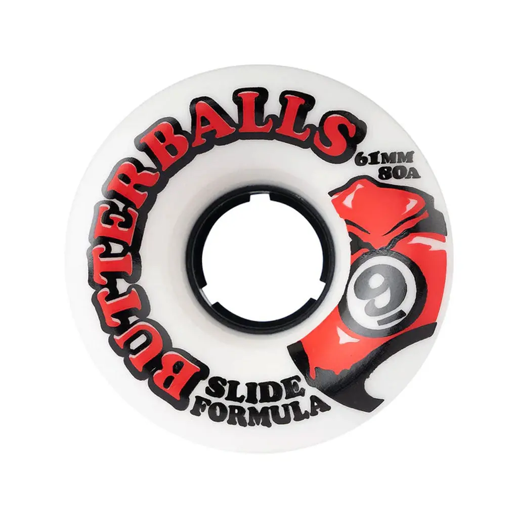 Sector 9 61Mm 80A Butterball Wheel - White 1