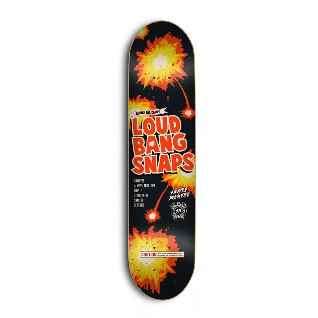 Skate Mental Adrian Del Campo Snaps 8.12" Deck 1
