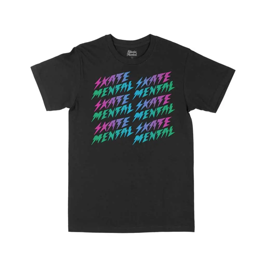 Skate Mental Bolts Tee - Black 1