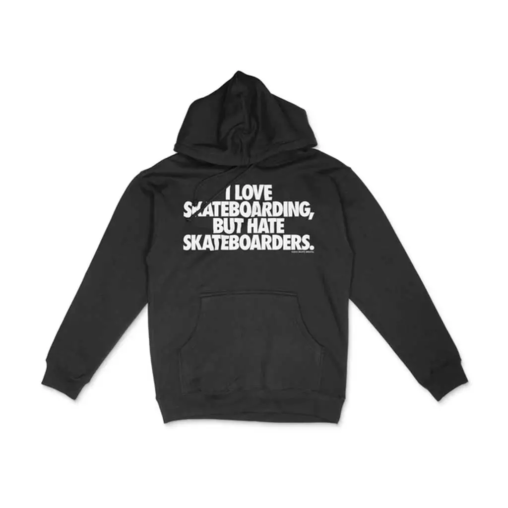 Skate Mental Hate Hoodie - Black 1