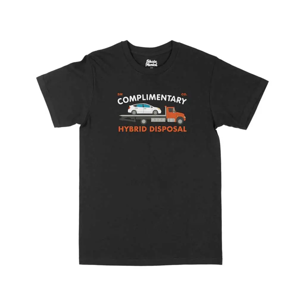 Skate Mental Hybrid Tee - Black 1