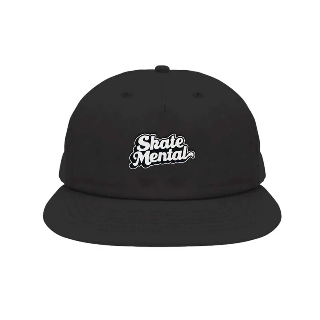 Skate Mental Logo Hat - Black 1