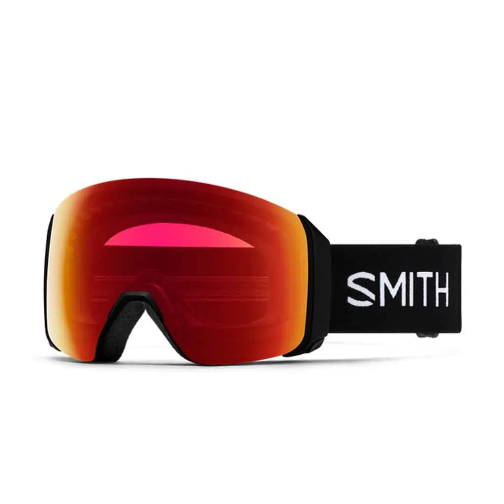 Smith 24/25 4D Mag Xl Low Bridge Goggles - Black + Chromapop™ Photochromic Red Mirror Lens 1
