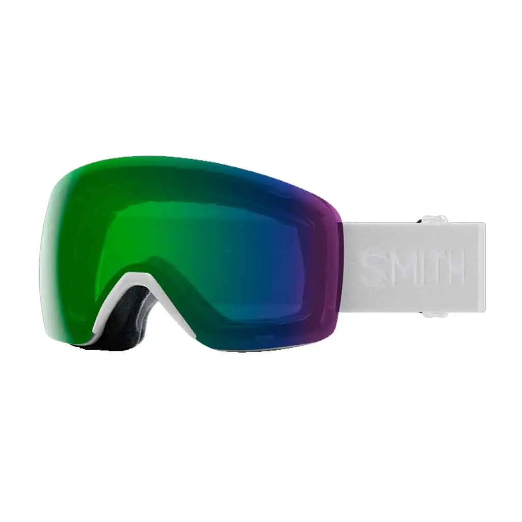 Smith 25/26 Skyline - White Vapor - Chromapop Everyday Green Mirror 1