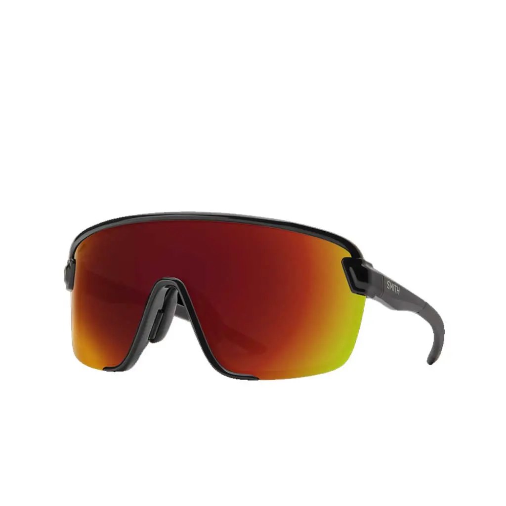 Smith Bobcat - Black + Chromapop Red Mirror Lens 1