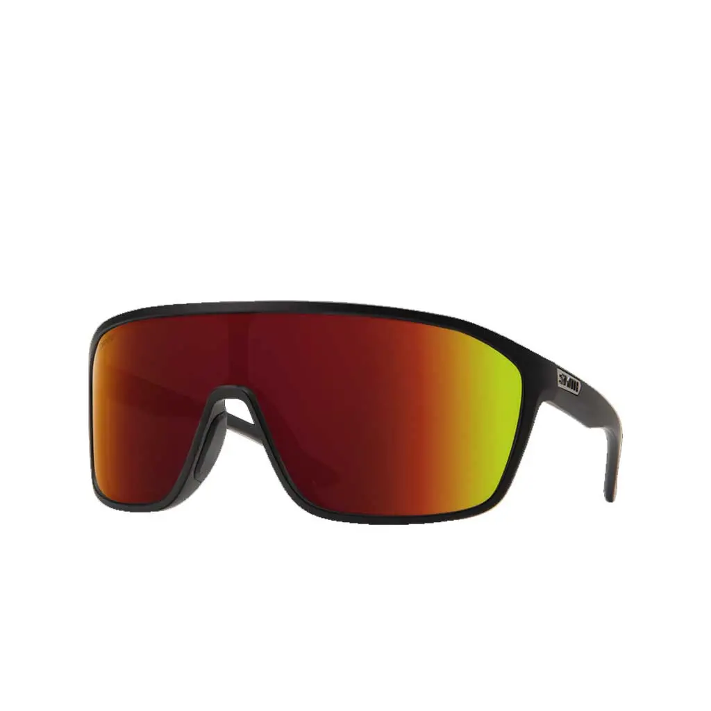 Smith Boomtown - Matte Black + Chromapop Red Mirror Lens 1