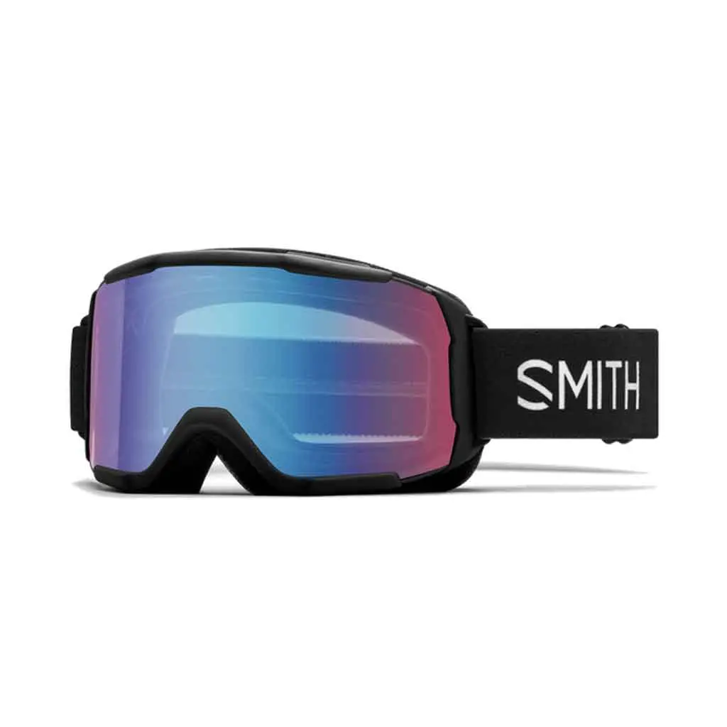 Smith 25/26 Daredevil Goggles - Black + Blue Sensor Mirror Lens 1