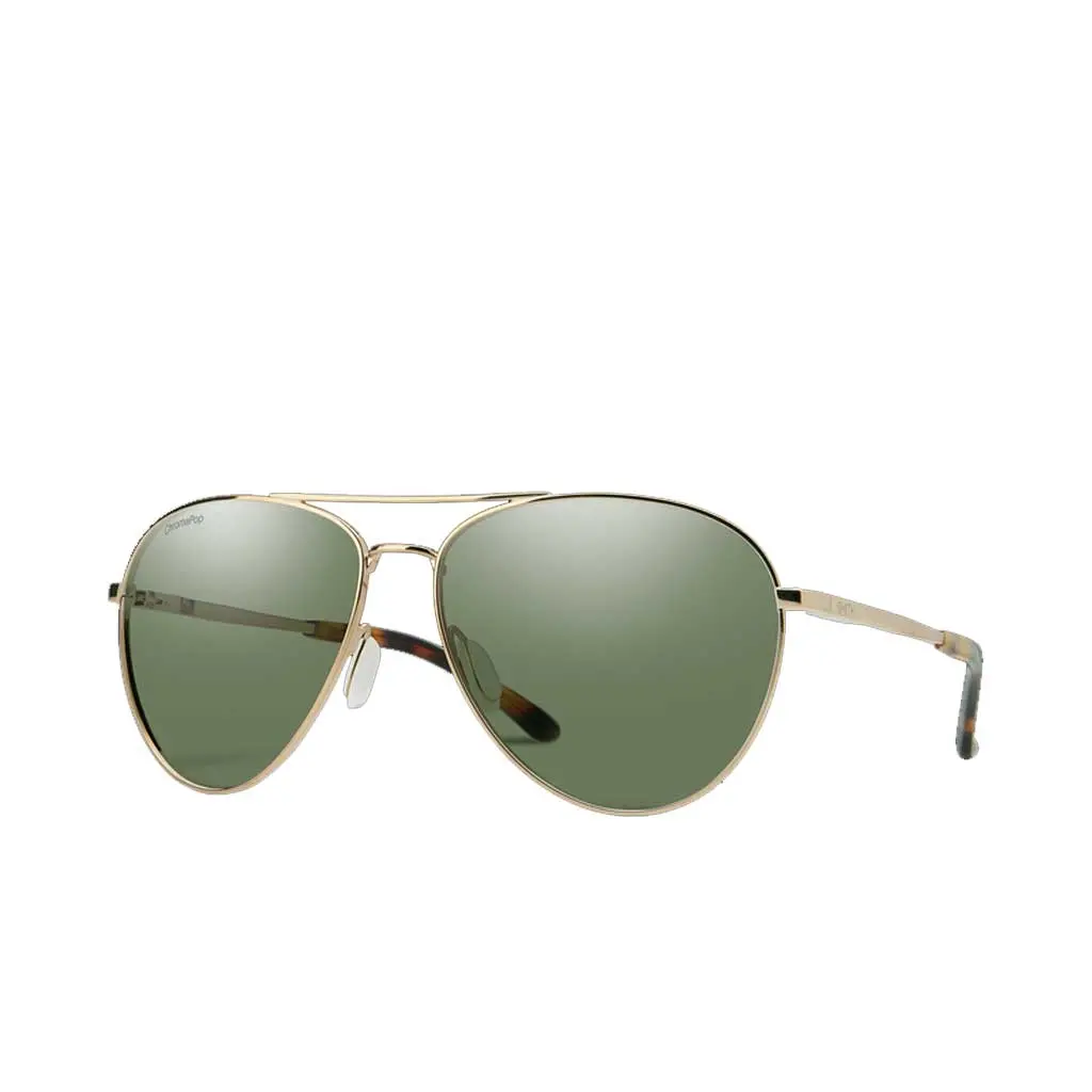 Smith Layback - Gold + Chromapop Polarized Gray Green Lens 1