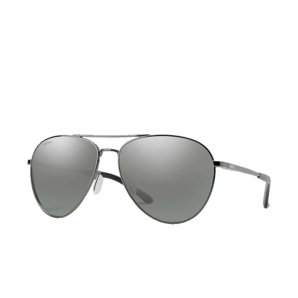 Smith Layback - Gunmetal + Polarized Platinum Mirror Lens 1