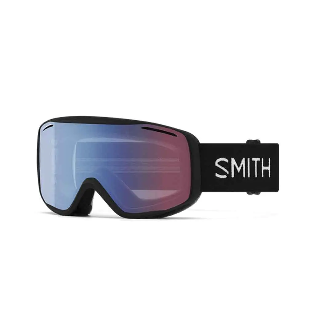 Smith 24/25 Rally Goggles - Black + Blue Sensor Mirror Lens 1