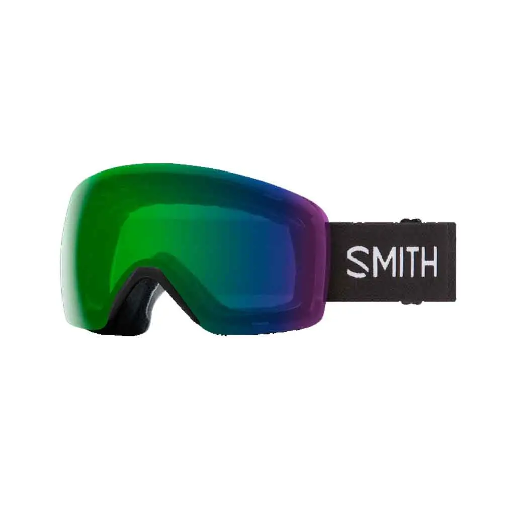 Smith 25/26 Skyline - Black - Chromapop Everyday Green Mirror 1