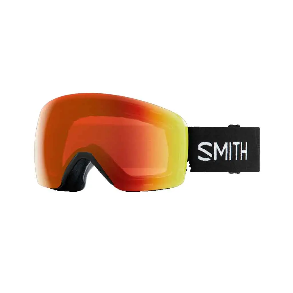 Smith 25/26 Skyline - Black - Chromapop Everyday Red Mirror 1