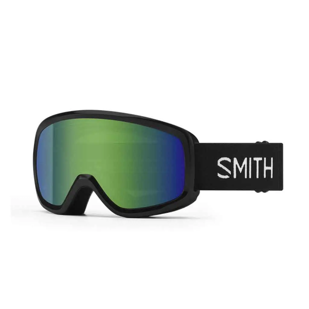 Smith 25/26 Youth Snowday Goggles - Black + Green Sol-X Mirror 1