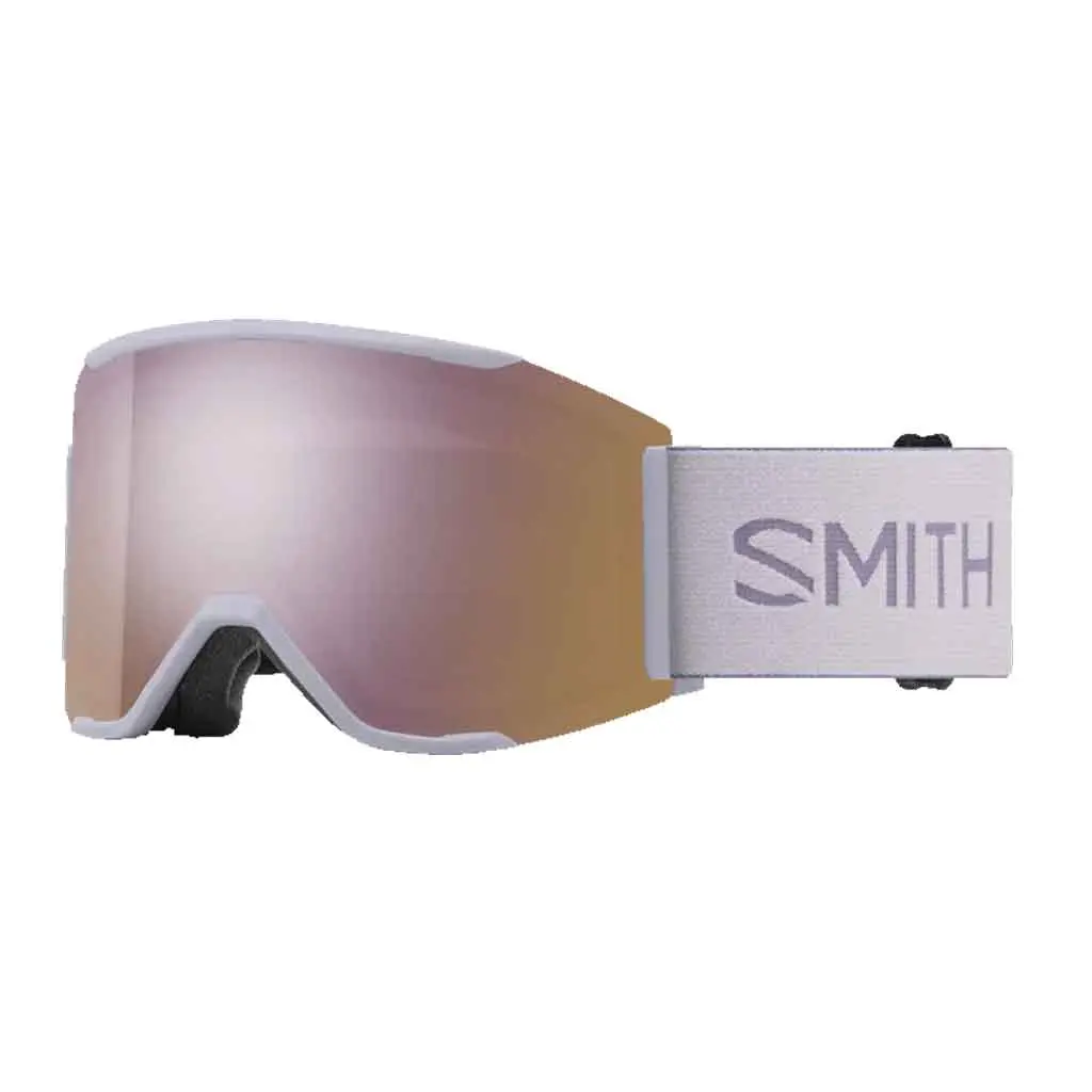 Smith 25/26 Squad Mag Low Bridge Fit - Lunar Fog - Chromapop Everyday Rose Gold Mirror 1