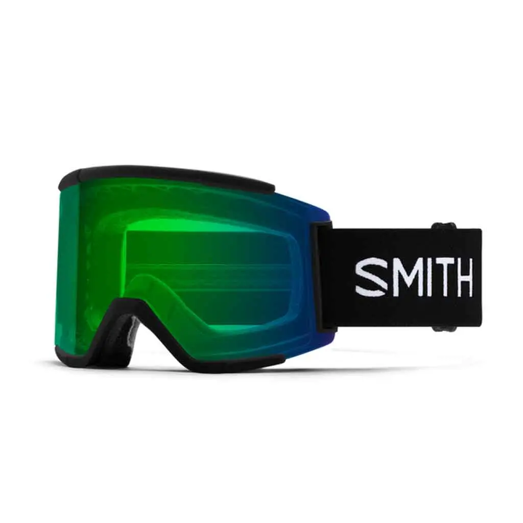 Smith 24/25 Squad Xl Low Goggles -  Black + Chromapop™ Everyday Green Mirror Lens 1