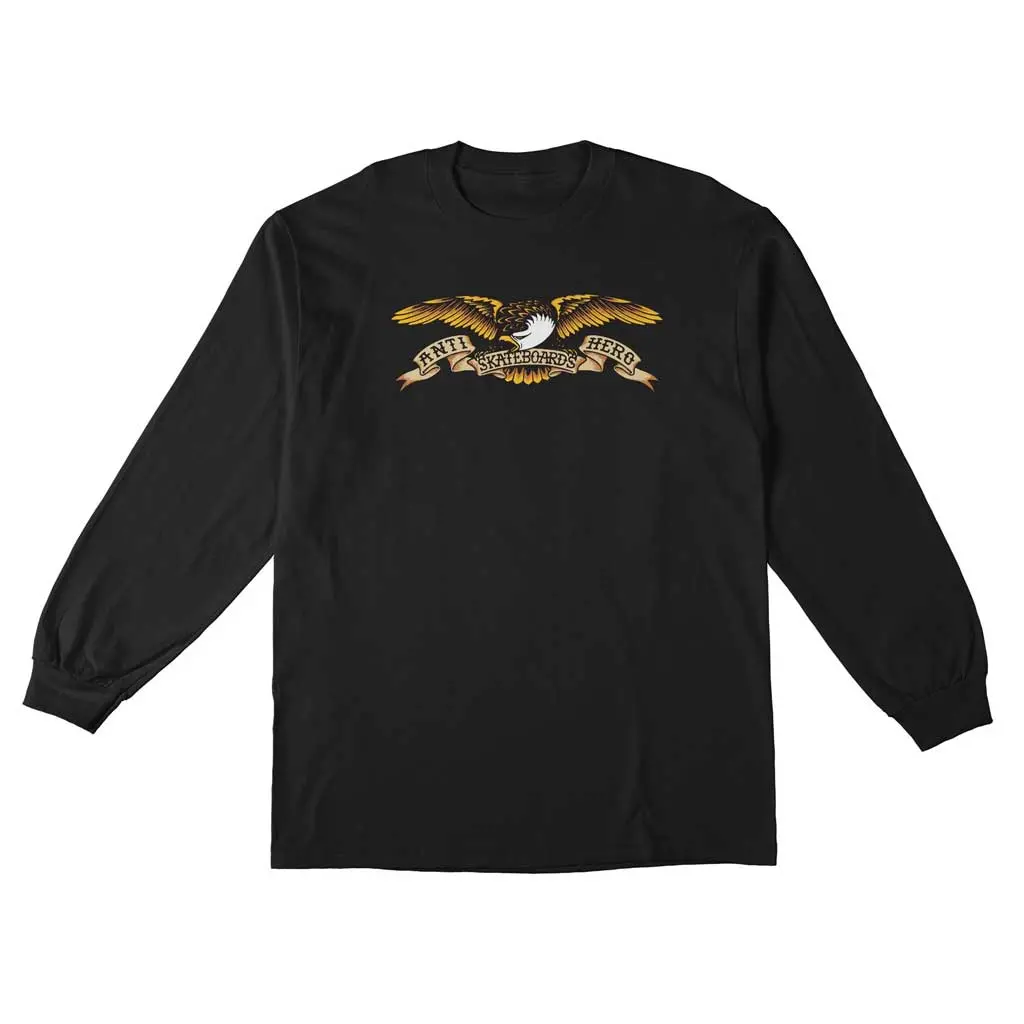 Antihero Eagle L/S Tee - Black/Multi 1