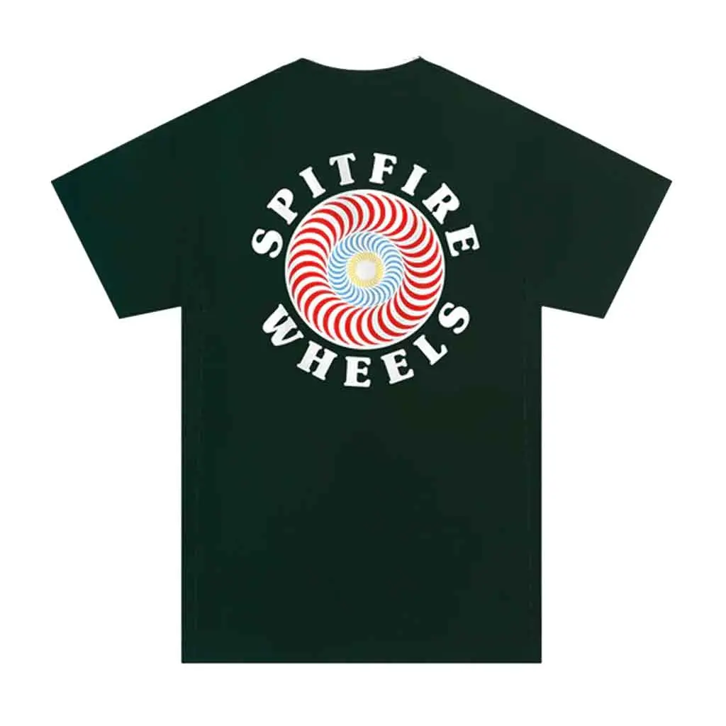 Spitfire Og Classic Fst S/S Tee - Green/Multi 1