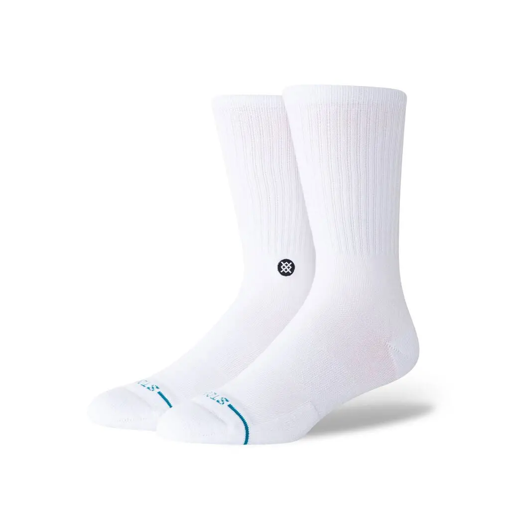 Stance Icon Sock - White/Black 1