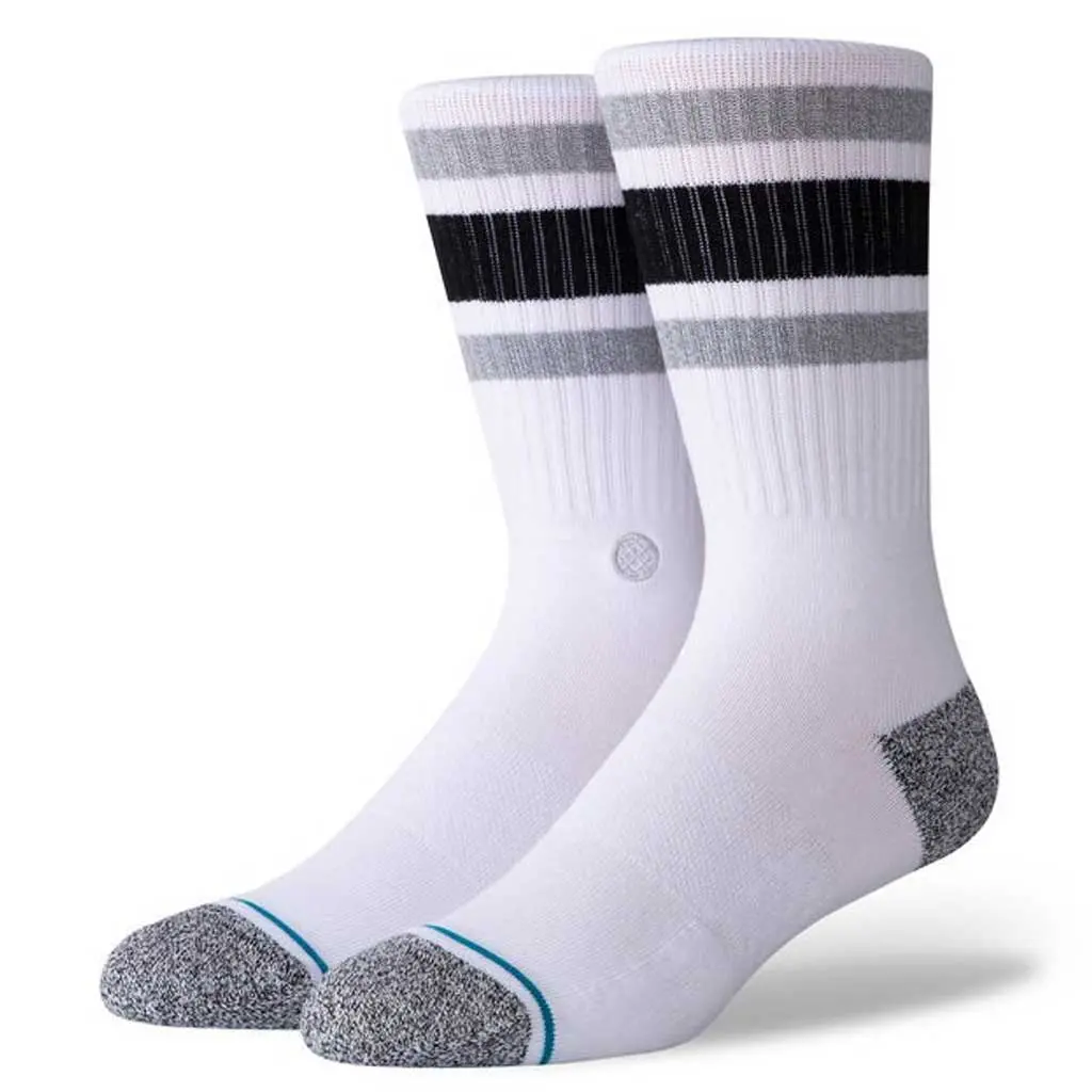 Stance Boyd Stripe Sock - White 1