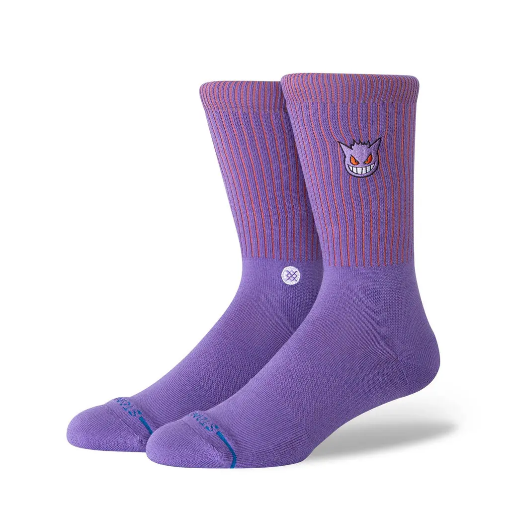 Stance Gengar Crew Sock - Purple 1