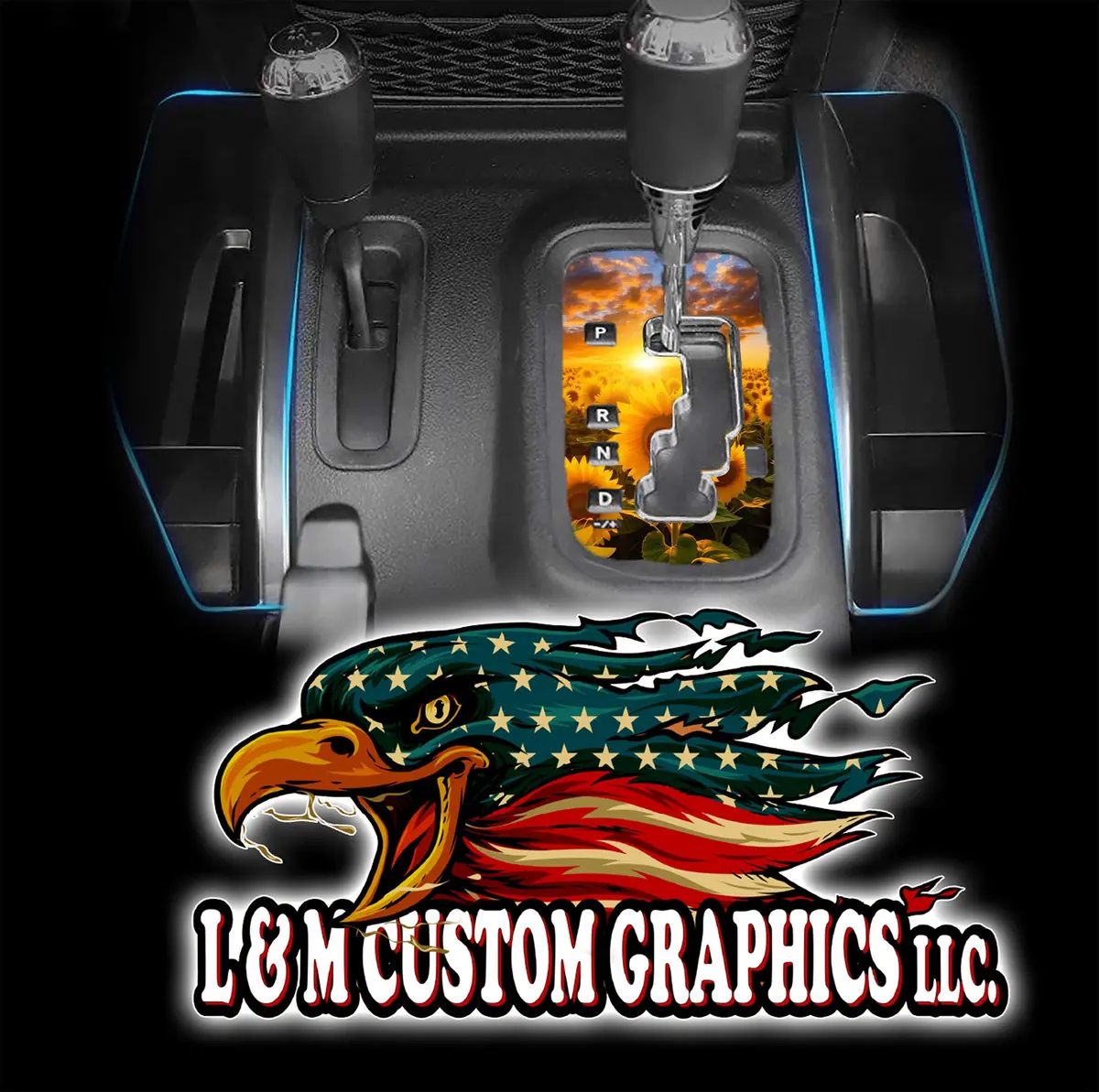Sunflower Jk Shifter Decal 1