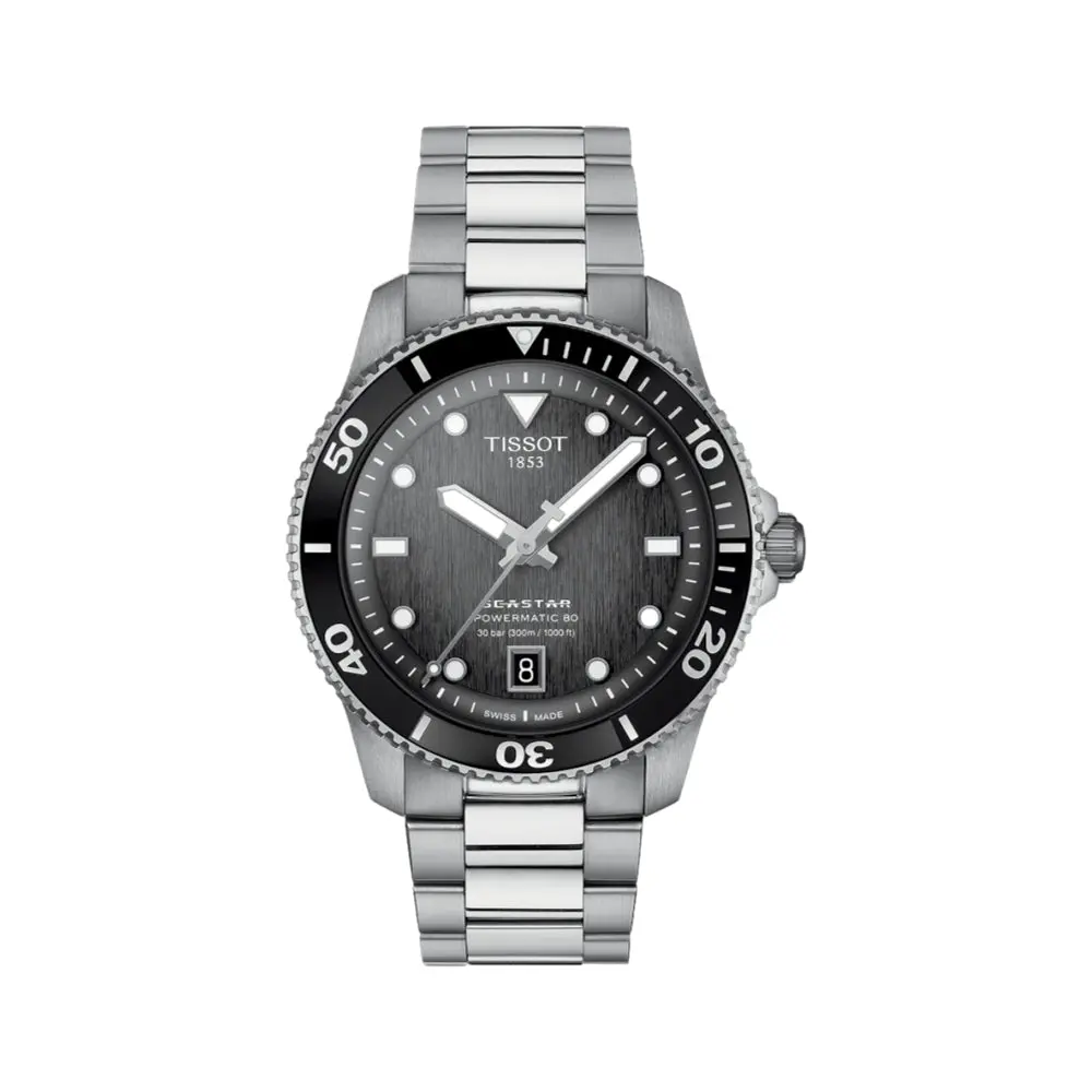 Seastar 1000 Automatic 40Mm - Black On Bracelet 1